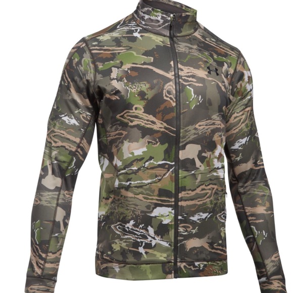 Under Armour Other - Under Armour Forest Camo Full zip Hunting Jacket